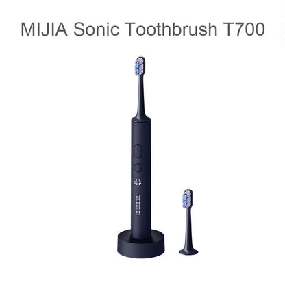 LuxeOrbit 2023 XIAOMI MIJIA T700 Sonic Electric Toothbrush Teeth Whitening Ultrasonic Vibration Oral Cleaner Brush Smart APP LED Display