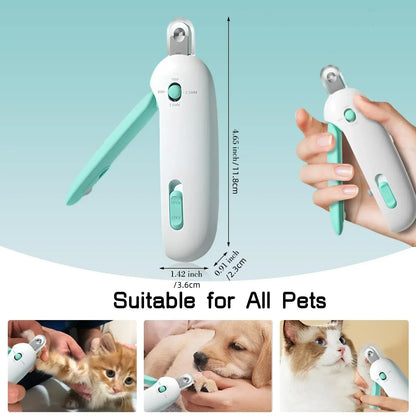 LuxeOrbit Professional Pet Nail Clippers with Adjustable Hole Cat Dog Nail Clipper Cutter Pet Claw Trimmer Puppy Kitten Care Grooming Tool