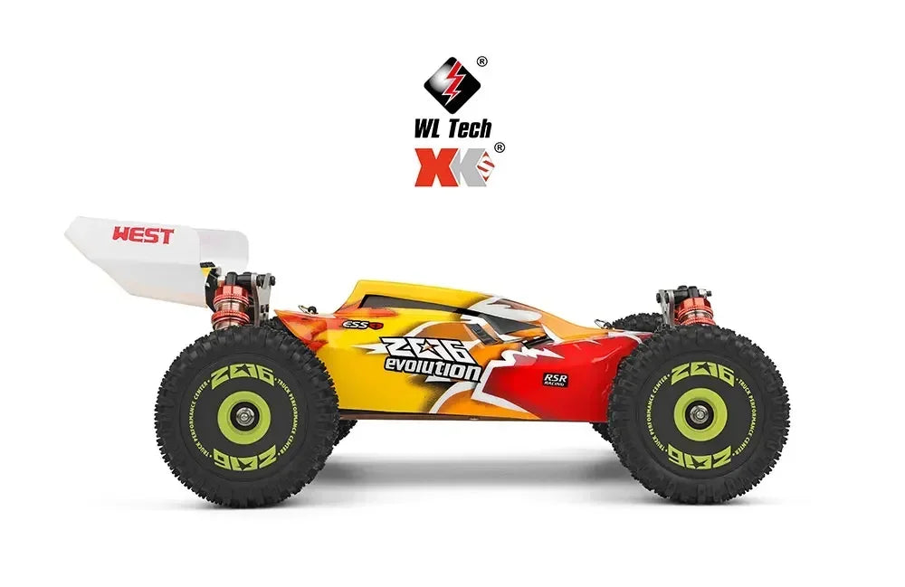 LuxeOrbit 1/12 124017 Driverless Brushless Racing Car High Speed 70km/h or 55KM/H 2.4g Four-wheel Drive  Adult Boys Toys Kids Gift