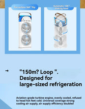 LuxeOrbitTM 600ml Rechargeable USB Oscillating Air Cooler
