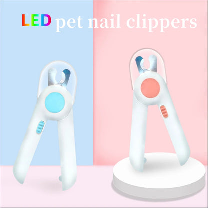 LuxeOrbit Pet Grooming Led Cat Dog Nail Clippers Clipper For Animals Nail Supplies Professionals Nail File Rabbit Cat Trimmer Dogs Clipper