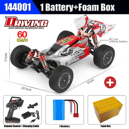 LuxeOrbit 1/14 144010 144001 RC Car High Speed Racing Vehicle 4WD Off-Road 2.4G Remote Control Drifting Crawler Toys for Children