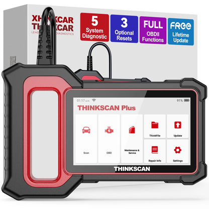 LuxeOrbit  Thinkscan Plus S7/ S4 Obd2 Scanner Automotive Car Diagnostic Tools 28 Resets for AutoAuth for FCA SGW