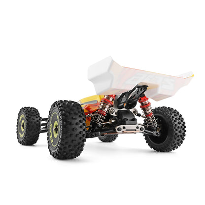 LuxeOrbit XKS 144010 Remote Control Car Off-Road Car High Speed 75km/h 1/14 2.4GHz Racing Car 4WD RTR with Metal Chassis