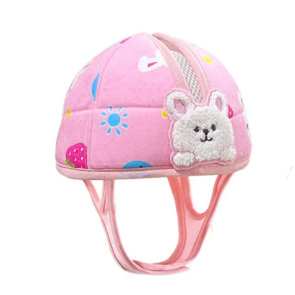 LuxeOrbit Cartoon Baby Safety Helmet Adjustable Anti-fall Pad Infant Crash Cap Protective Shock-absorbing Toddler Head Protection Hat Run