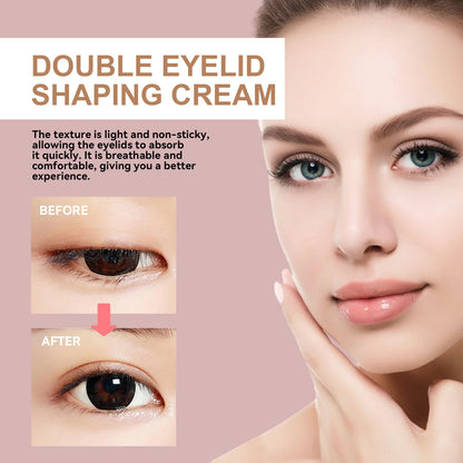 Double Eyelids Shaping Cream Natural Invisible Scarless Swollen Eyelids Enlargement Double Eyes Beautiful Eye Styling Cream Tool