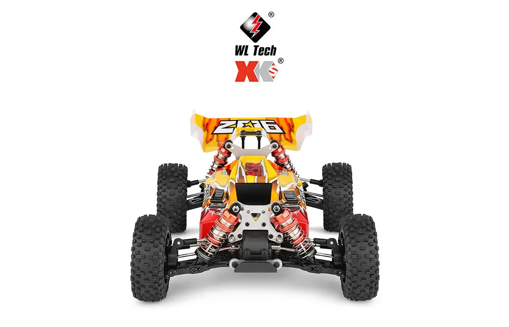 LuxeOrbit 144010 144001 75KM/H 2.4G RC Car Brushless 4WD Electric High Speed Off-Road Remote Control Drift Toys for Children Racing