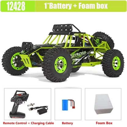 LuxeOrbit 1/12 124017 Driverless Brushless Racing Car High Speed 70km/h or 55KM/H 2.4g Four-wheel Drive  Adult Boys Toys Kids Gift