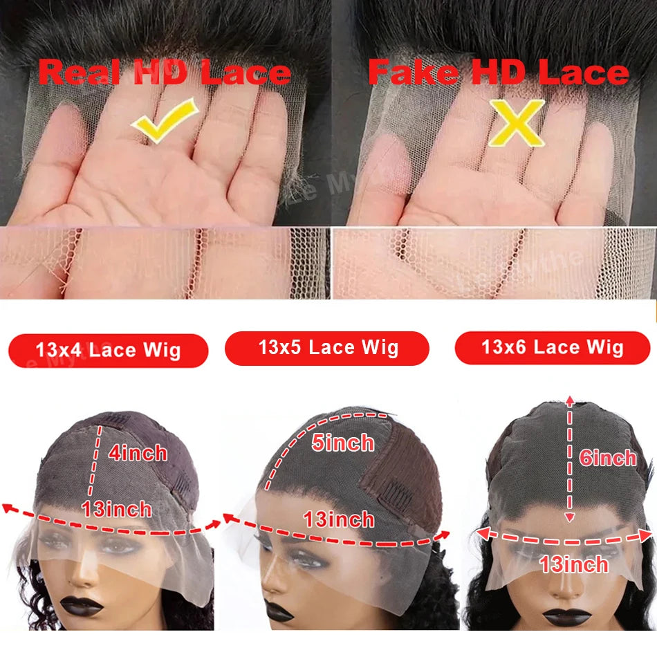 Body Wave Short 200 Density 13x4 Lace Front Human Hair wig 12 14 16 Inch Bob 13x6 Lace Frontal Wig HD Transparent Brazilian Remy