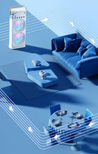 LuxeOrbitTM 600ml Rechargeable USB Oscillating Air Cooler