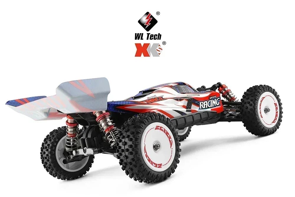 LuxeOrbit 124017 75KM/H 4WD RC Car Professional Monster Truck High Speed Drift Racing Remote Control Cars Children's Toys for Boys