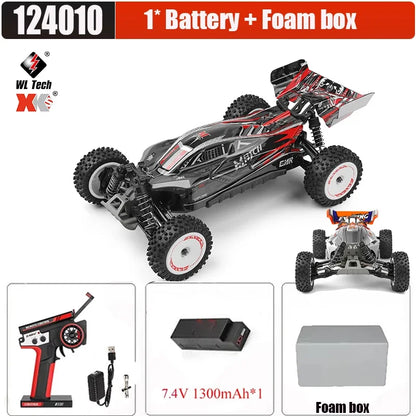 LuxeOrbit 1/12 124017 Driverless Brushless Racing Car High Speed 70km/h or 55KM/H 2.4g Four-wheel Drive  Adult Boys Toys Kids Gift