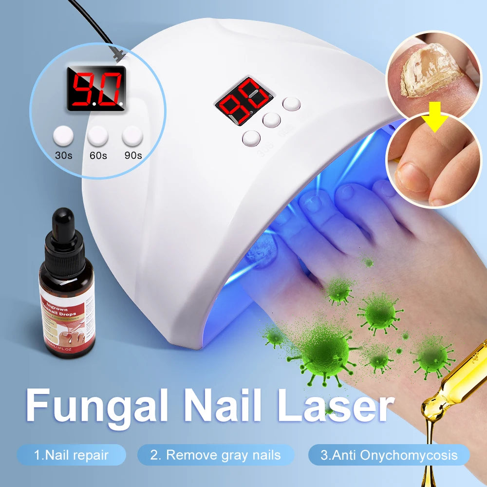 LuxeOrbit Fungal Nail Laser Device Repair Fast Nails Fungus Onychomycosis Repair Toenail Fingernail Removes Nail Fungus Foot Care Device