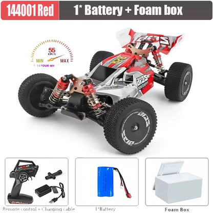 LuxeOrbit 1/12 124017 Driverless Brushless Racing Car High Speed 70km/h or 55KM/H 2.4g Four-wheel Drive  Adult Boys Toys Kids Gift