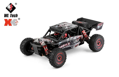 LuxeOrbit 124008 60KM/H RC Car With 3S Battery Professional Racing Car 4WD Brushless Electric Remote Control Cars Children's Toys