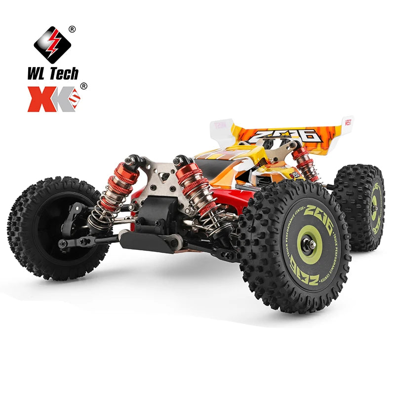 LuxeOrbit 144010 V8 RC Car Brushless 1:14 75Km/H High Speed Metal 4WD Drive Off-Road 2.4G Transmitter 1/14 RC Racing Car  VS 144010