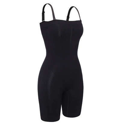 LuxeOrbit Women Strapless Shapewear Bodysuits Tummy Control Butt Lifter Body Shaper Waist Trainer Instantly Sculpt Your Body