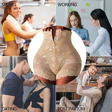 LuxeOrbitTM Women High Waist Trainer Body Zipper Shaper Panties