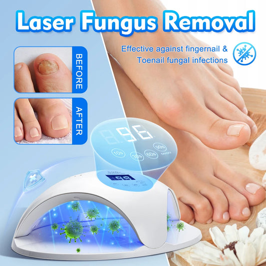 LuxeOrbit Fungal Nail Laser Device Repair Fast Toenails Fungus Onychomycosis Repair Toenail Fingernail Removes Nail Fungus Hand&Foot Care