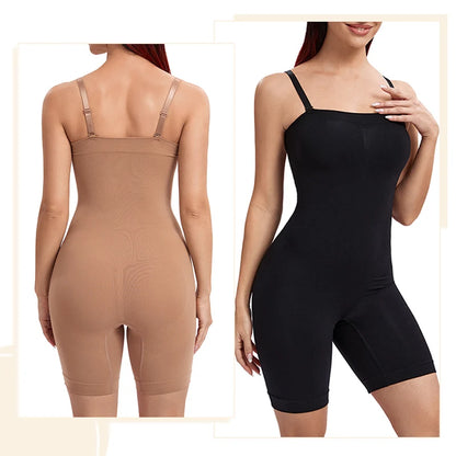 LuxeOrbit Women Strapless Shapewear Bodysuits Tummy Control Butt Lifter Body Shaper Waist Trainer Instantly Sculpt Your Body