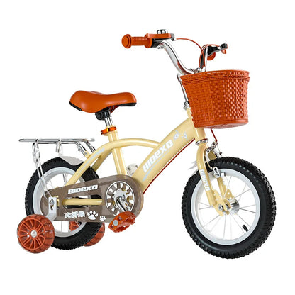 LuxeOrbit Children's Bicycles With Auxiliary Wheels Female 3-6 Year Old Children's Bicycles