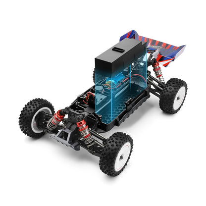 LuxeOrbit WLtoys 124008 Remote Control Car 1/12 2.4GHz 60KM/H High Speed Off Road Car Brushless 4WD Vehicle 11.1V 1300mAh Gifts for Kids