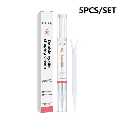 5pcs/set Double Eyelid Shape Cream Invisible Artifact Seamless Invisible Cream Eye Shaping Double Eyelid Styling Cream Makeup