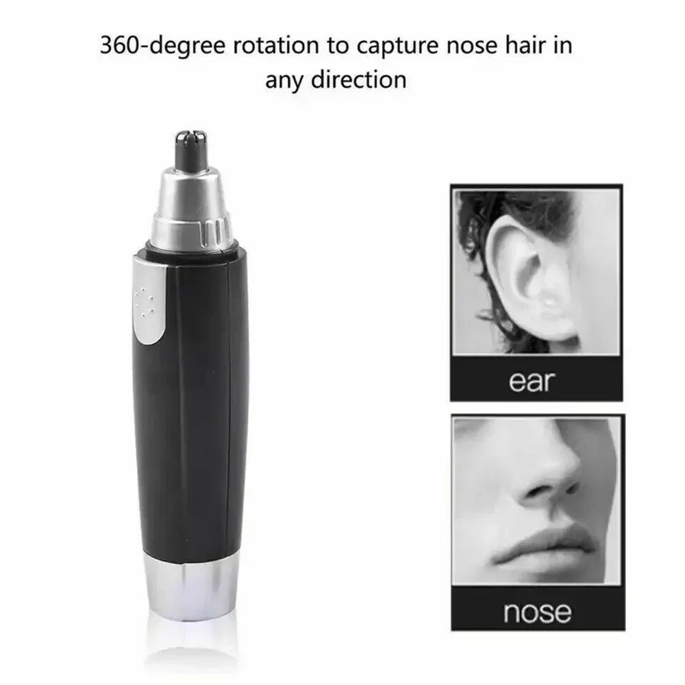 LuxeOrbit Electric Nose Hair Trimmer Implement Shaver Clipper Men Women Ear Neck Eyebrow Trimmer Shaver Man Clean Trimer Razor Remover Kit