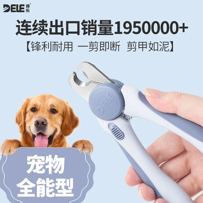 LuxeOrbit LED Light Cat Dog Nail Clipper Cutter Professional Pet Claw Trimmer with Safety Lock Puppy Kitten Animals Care Grooming Tool Kit