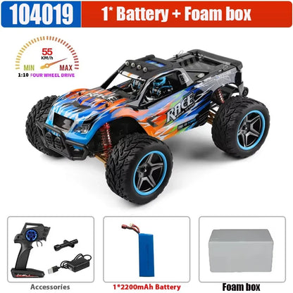 LuxeOrbit 1/12 124017 Driverless Brushless Racing Car High Speed 70km/h or 55KM/H 2.4g Four-wheel Drive  Adult Boys Toys Kids Gift