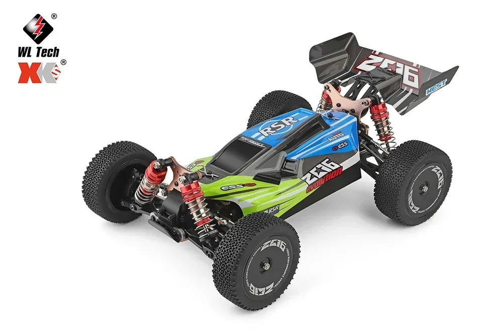 LuxeOrbit 144001 1:14 RC Racing Car 60Km/H 2.4G Remote Control High Speed Off-Road Drift Shock Absorption Adult Boys Toys Kids Gift