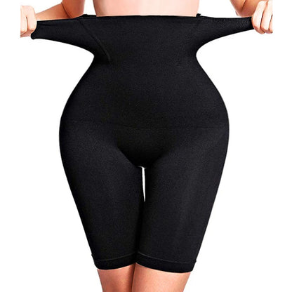 LuxeOrbit Women's High Waist Flat Angle Shaper Pants Postpartum Buttocks Lifting Body Shaping Pants Slim Shorts Waist Trainer