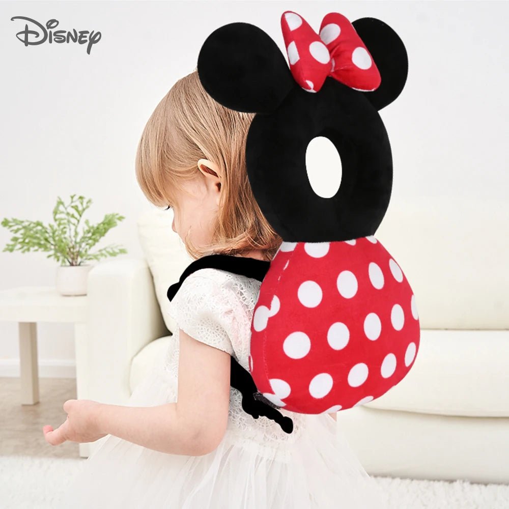 LuxeOrbit Disney Baby Head Back Protector Safety Pad Pillow Infant Toddler Harness Headgear Bear Rabbit Baby Head Protection Pad Cute New