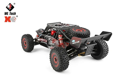 LuxeOrbit 124008 60KM/H RC Car With 3S Battery Professional Racing Car 4WD Brushless Electric Remote Control Cars Children's Toys