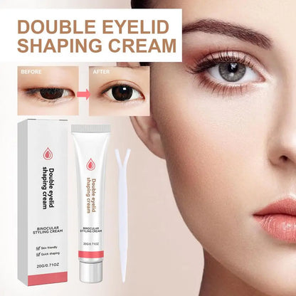 Double Eyelid Styling Cream Double Eyelid shaping Cream 20g Invisible Eyelid Adhesive Cream Eyelid Glue With Y Stick