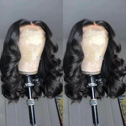 Body Wave Lace Front Wig 13x4 Transparent Lace Frontal Human Hair Wigs Short Bob Wig Brazilian Closure Wig Sale For Women Remy