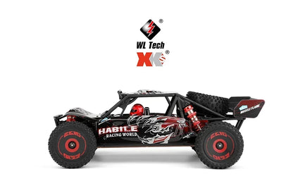 LuxeOrbit 124008 60KM/H RC Car With 3S Battery Professional Racing Car 4WD Brushless Electric Remote Control Cars Children's Toys