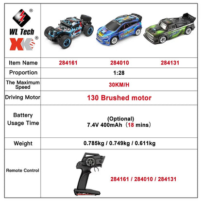 LuxeOrbit 1/12 124017 Driverless Brushless Racing Car High Speed 70km/h or 55KM/H 2.4g Four-wheel Drive  Adult Boys Toys Kids Gift