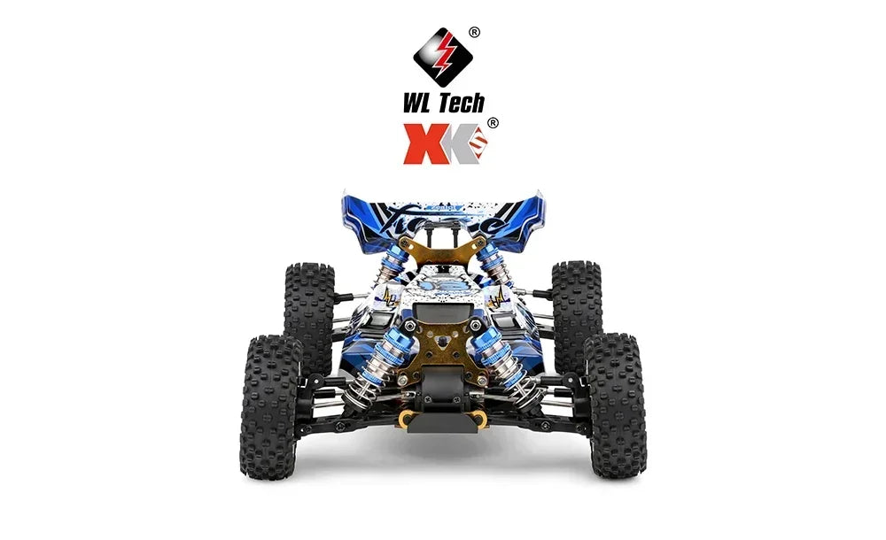 LuxeOrbit 124008 60KM/H RC Car With 3S Battery Professional Racing Car 4WD Brushless Electric Remote Control Cars Children's Toys