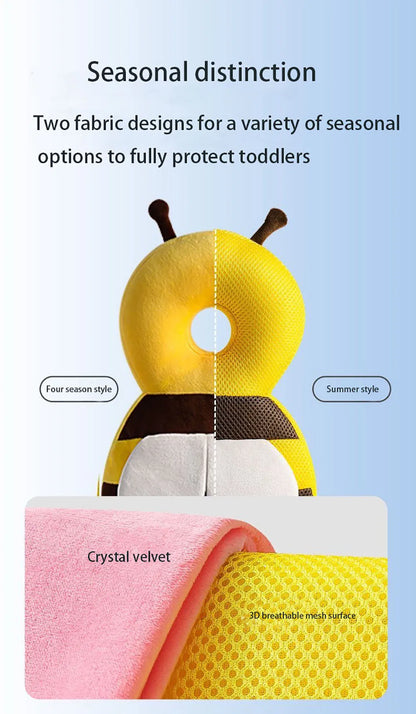 LuxeOrbit Baby Summer and Autumn Walking Head Protection Pad and Collision Prevention