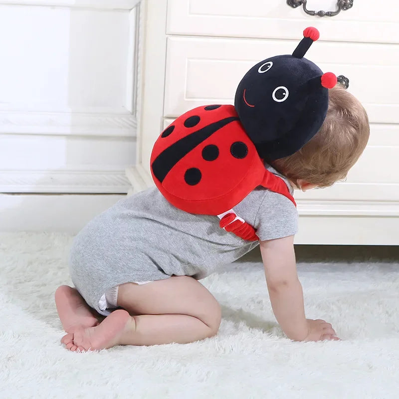 LuxeOrbit New Brand Cute Baby Infant Toddler Newborn Head Back Protector Safety Pad Harness Headgear Cartoon Baby Head Protection Pad