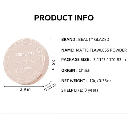 LuxeOrbit Oil Control Powder Cake Fog Surface Delicate And Silky Clear Facial Makeup Beauty And Health Makeup Powder Cake Cosmetics Powder