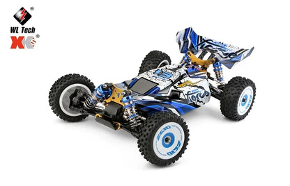 LuxeOrbit 124008 60KM/H RC Car With 3S Battery Professional Racing Car 4WD Brushless Electric Remote Control Cars Children's Toys