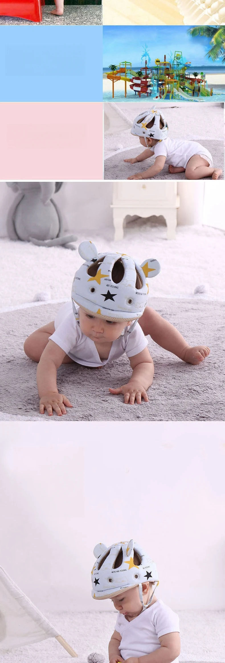 LuxeOrbit Baby Toddler Hat, Toddler Protective Hat, Toddler Crash Helmet, Toddler Safety Helmet, And Child fall Protection Hat