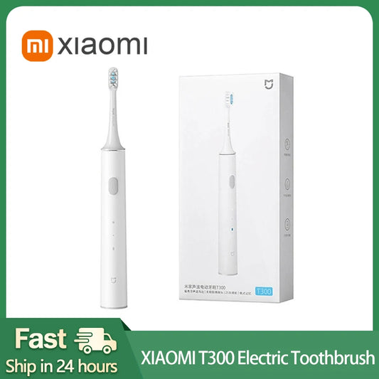 LuxeOrbit XIAOMI MIJIA T300 Electric Toothbrush Ultrasonic Whitening Teeth Vibrator Smart Automatic Sonic Whitening Teeth Tooth Brush