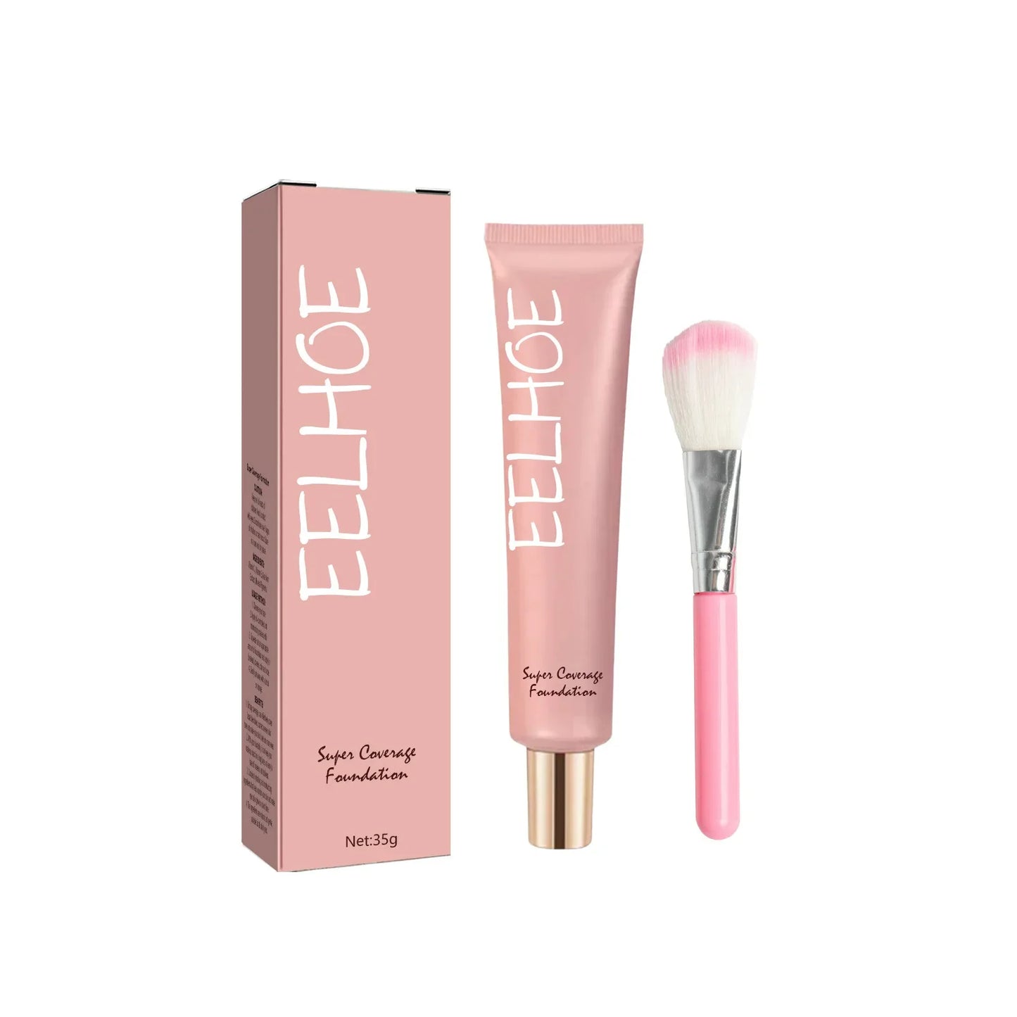 EELHOE Liquid Foundation Pore Soft Focus Base Makeup Concealer Invisible Pore Lasting Makeup Eye Contour Dark Circles Correction