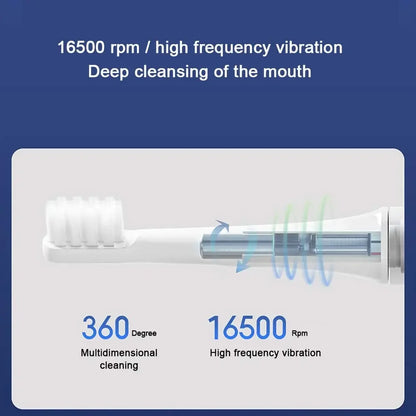 LuxeOrbit Xiaomi Mijia T100 Sonic Electric Toothbrush Mi Smart Tooth Brush Colorful USB Rechargeable IPX7 Waterproof For Toothbrushes head