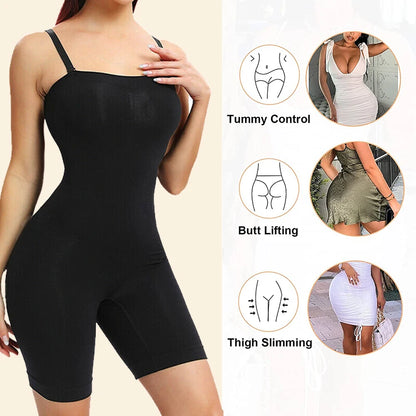 LuxeOrbit Women Strapless Shapewear Bodysuits Tummy Control Butt Lifter Body Shaper Waist Trainer Instantly Sculpt Your Body