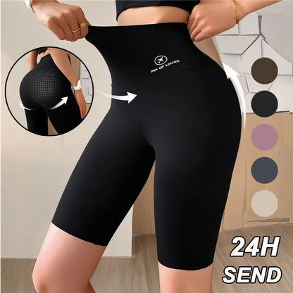 LuxeOrbit Women Shorts Sports Shorts For Women New Cycling Jogging Fitness High Waist Push Up Gym Shorts Leggings Yoga Shorts