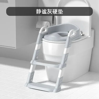 LuxeOrbit New Stepped Children's Toilet Foldable Foot Stool Multi-functional Toilet Boy Girl Baby Toilet Training Potty Ladder for Kids